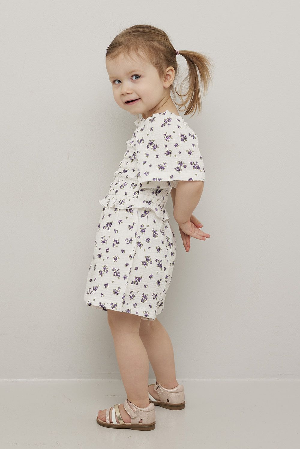 Jumpsuit i musselin Petunia