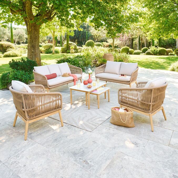 Salon de jardin ORISSA Taupe