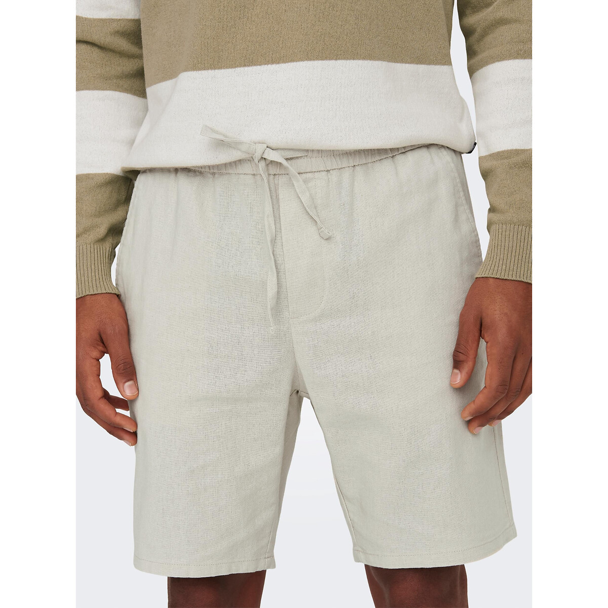 SOMENTE E FILHOS<br>Short met aantrekkoord