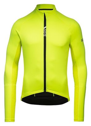 Maillot GORE C5 Thermo Jaune Fluo/Vert