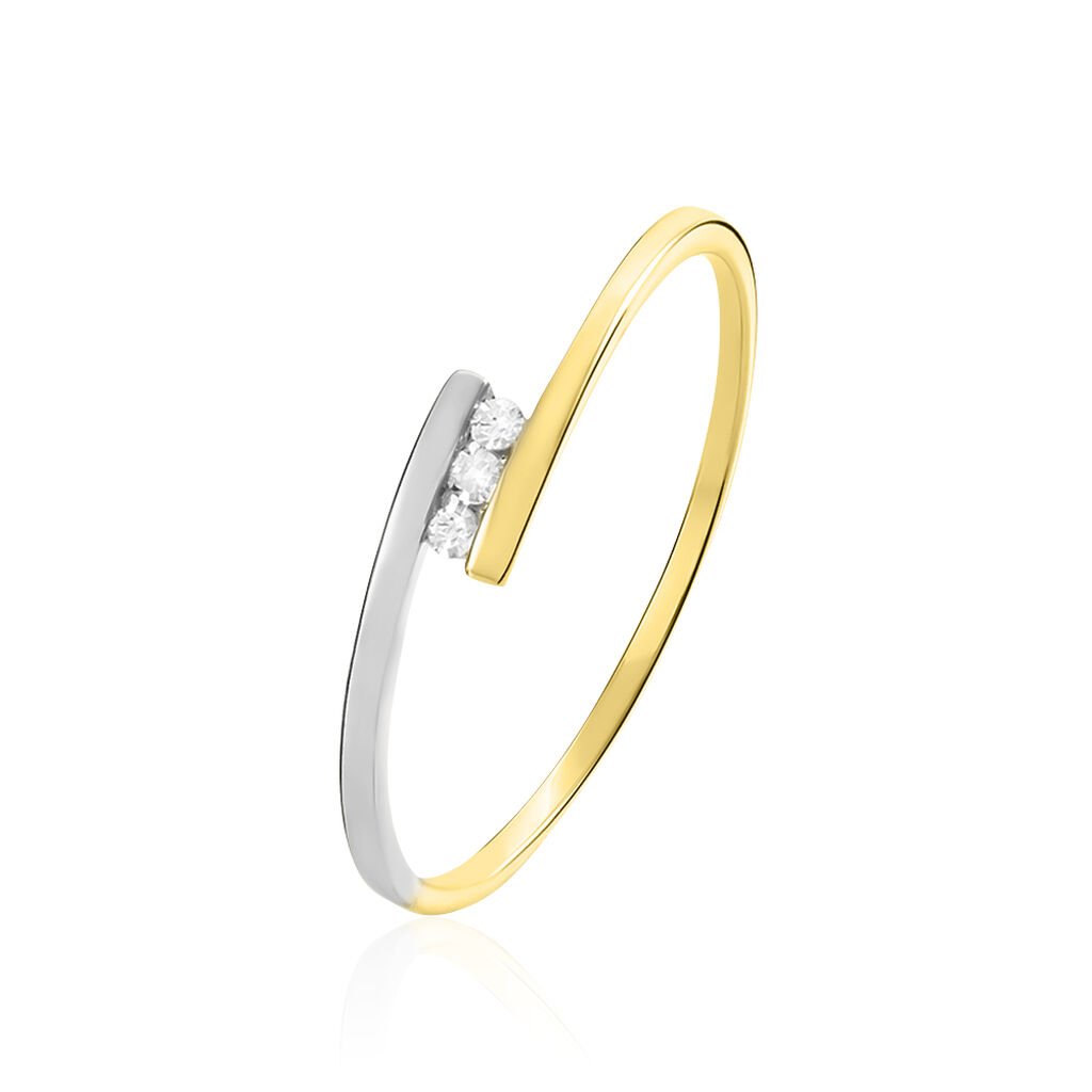 Bague Brooke Or Bicolore Diamant