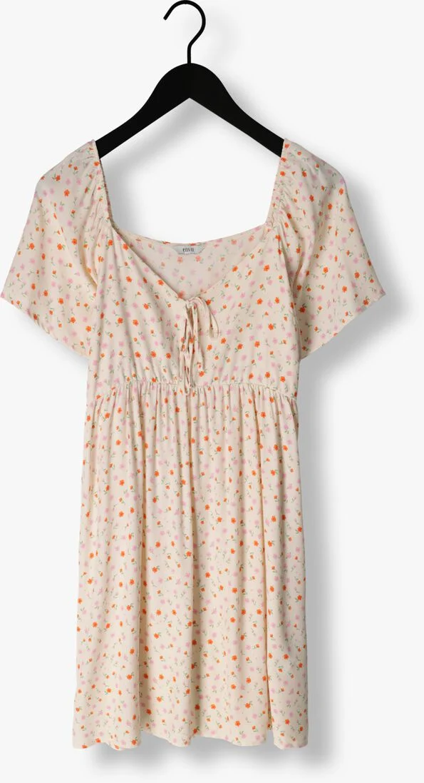ENVII gebroken wit envii mini jurk enrome ss dress aop 7014