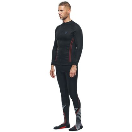 Maillot Technique Dainese NO WIND THERMO LS - Noir / Rouge