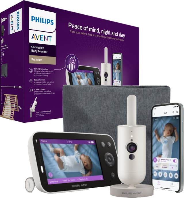 Philips Avent Premium babyalarm SCD971/26 (hvid)