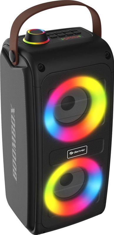 Denver - BTV230 - Bluetooth Speaker - Zwart - Draadloos - Lichteffecten
