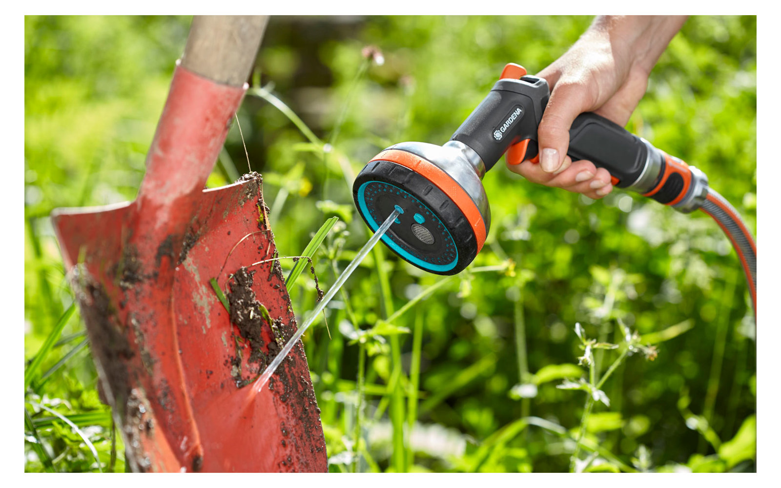 Gardena Premium Multibrause für Gartenschläuche / Schlauchtrommeln