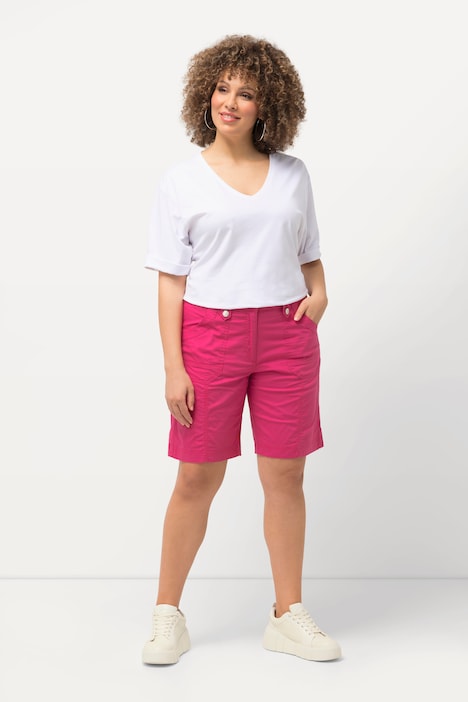 Cargo-Bermuda, Komfortbund, 4-Pocket-Schnitt