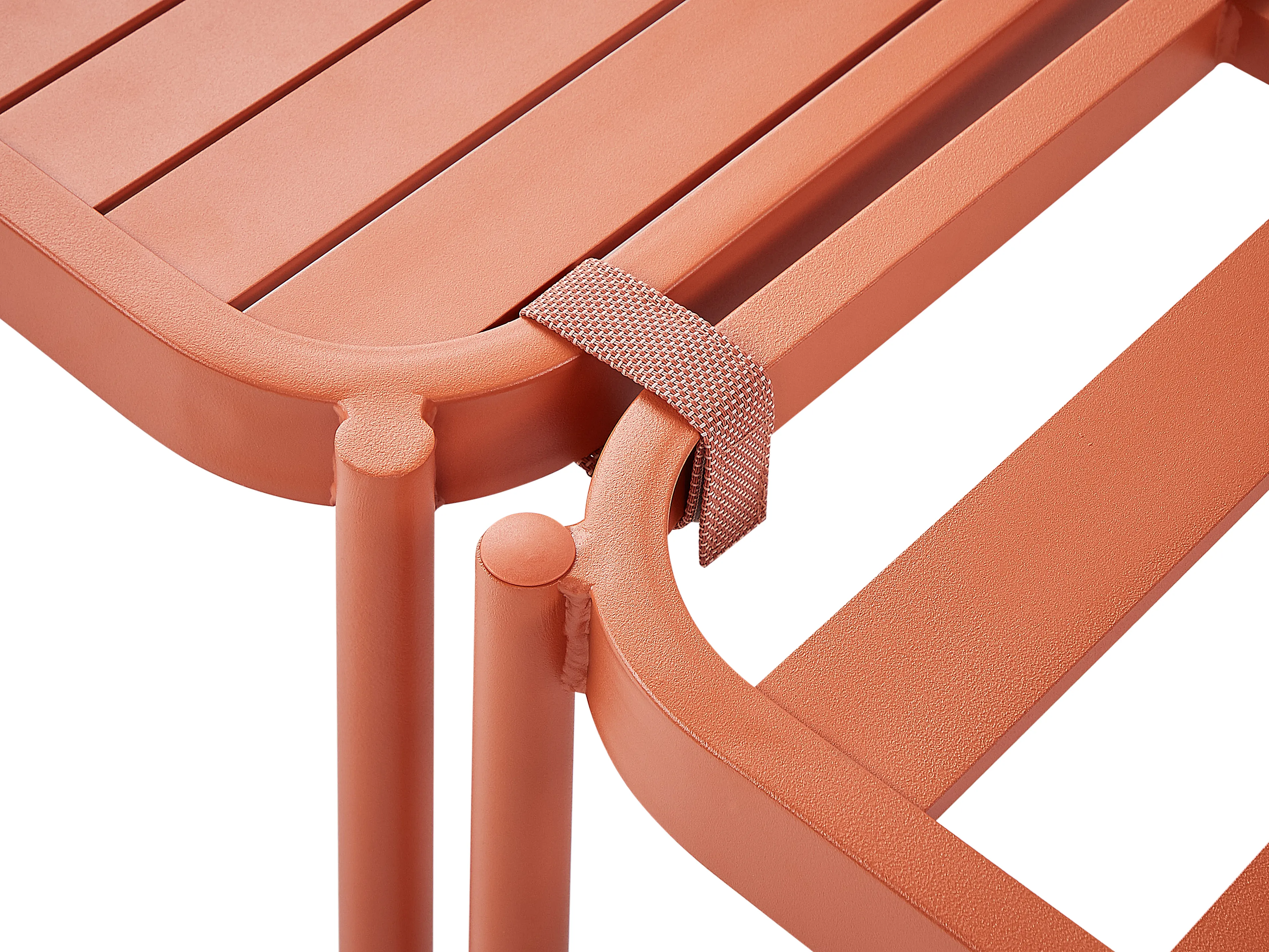 Loungeset met tafel 2-zits TERRACINA Metaal Oranje