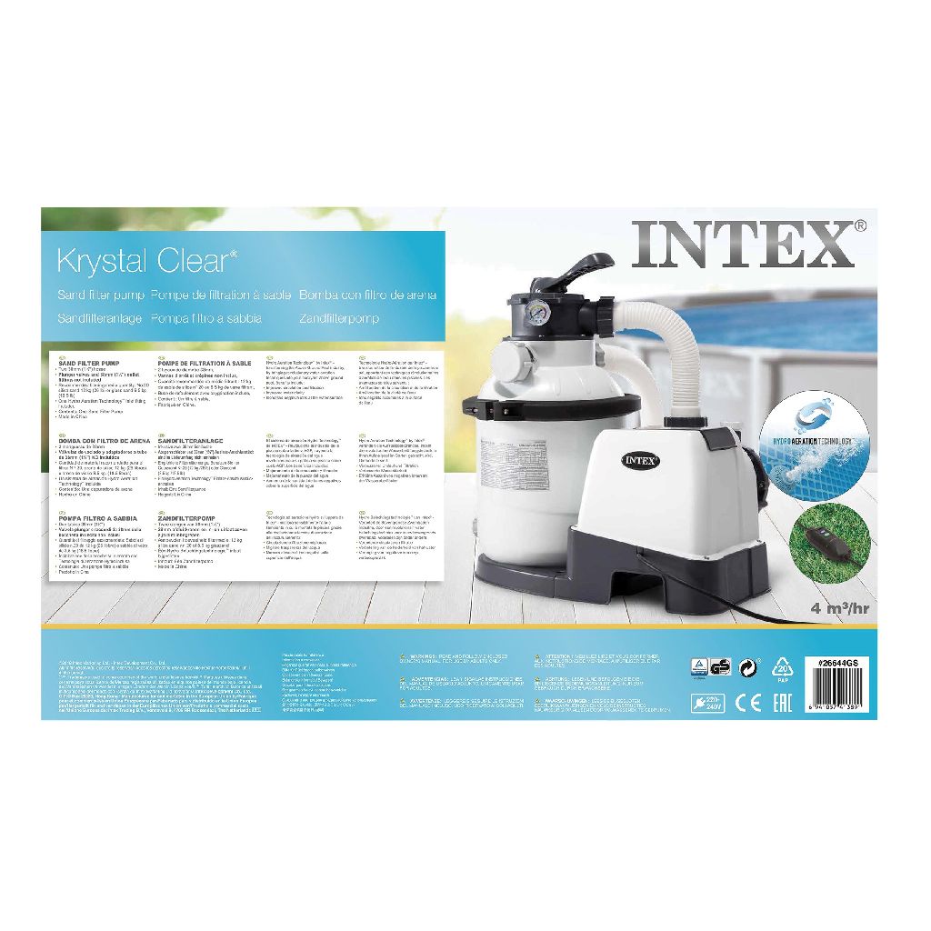 Intex Krystal Clear SX1500 zandfilterpomp