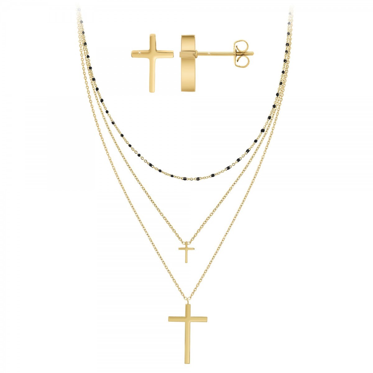 Parure croix par SC Bohème