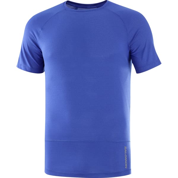 T-shirt trail SALOMON CROSS RUN SS TEE M SURF THE WEB