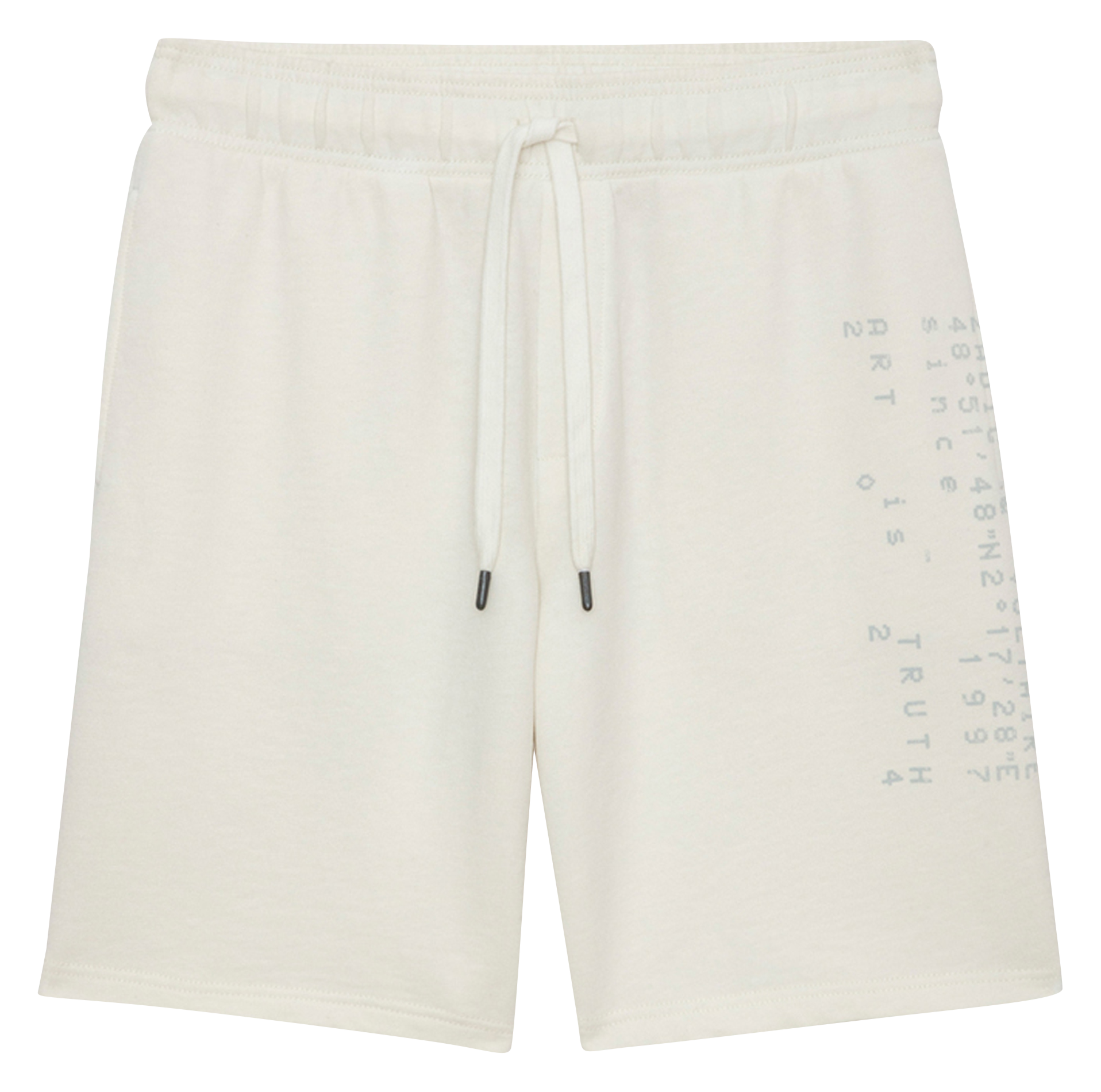 PARTY - Short droit en coton bio | Blanc