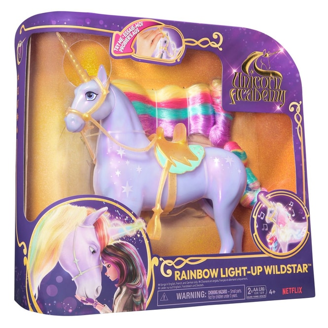 Unicorn Academy - Rainbow Light-Up - Einhorn Wildstar