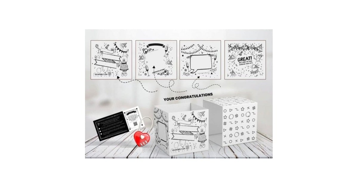 Escape WeltSecret Box Puzzel  (1 - 3 spelers, 15 - 20 minuten, Vanaf 12 jaar)