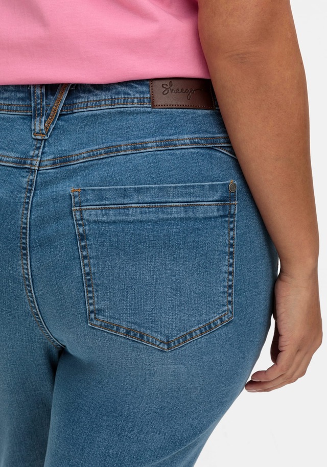 Sheego Jeansbermudas