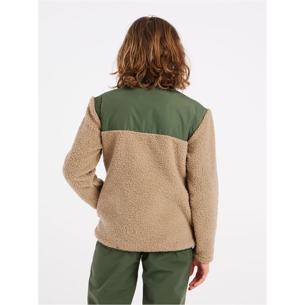 Veste polaire PROTEST PRTHERON JR FULLZIPTOP BAMBOO BEIGE