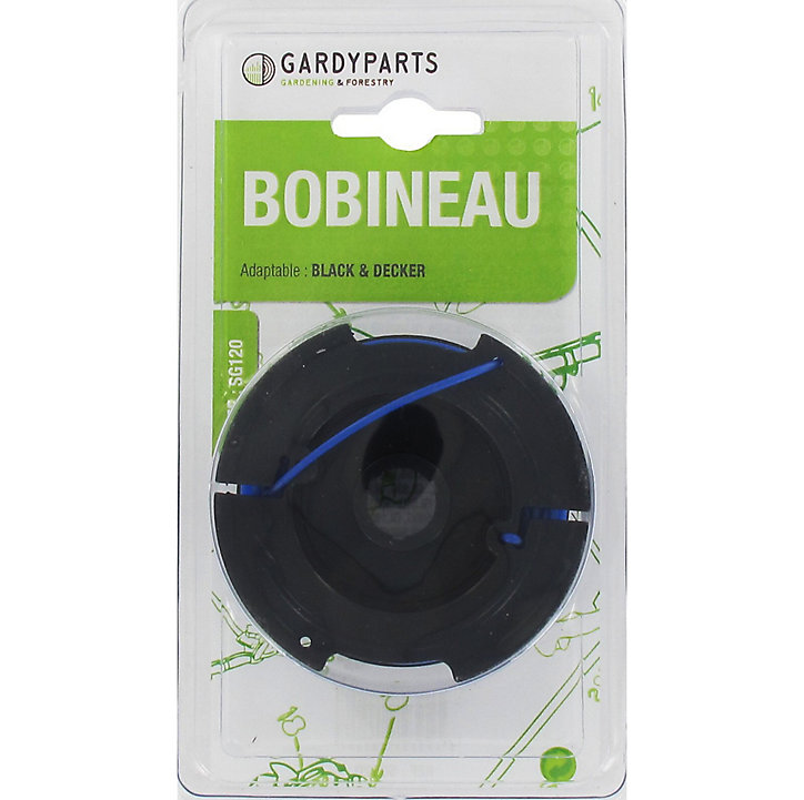 Bobine fil SG120 pour coupe bordures adaptable Black&Decker