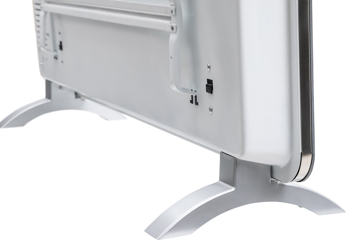 Heidenfeld Glas-Konvektorheizung GK200, Standgerät oder Wandmontage, WLAN, 1000/2000 Watt, Timer (Mit WLAN)