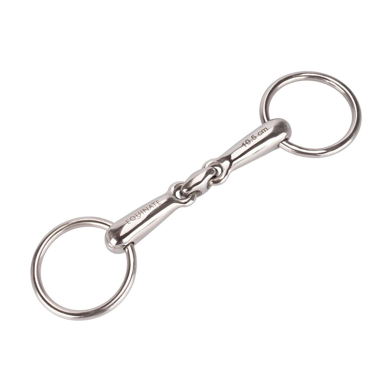 Equinate Pony Wassertrense Edelstahl 16mm doppelt gebrochen 1,6 cm 9,5 cm
