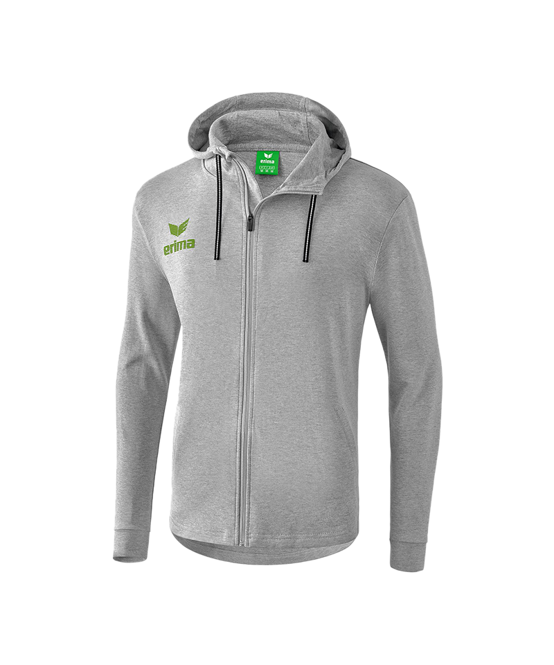 Erima Essential Kapuzensweatjacke Grau