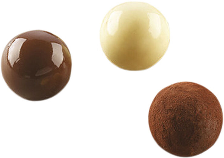 Silikomart KUGLE CHOKOLADEFORM Brun