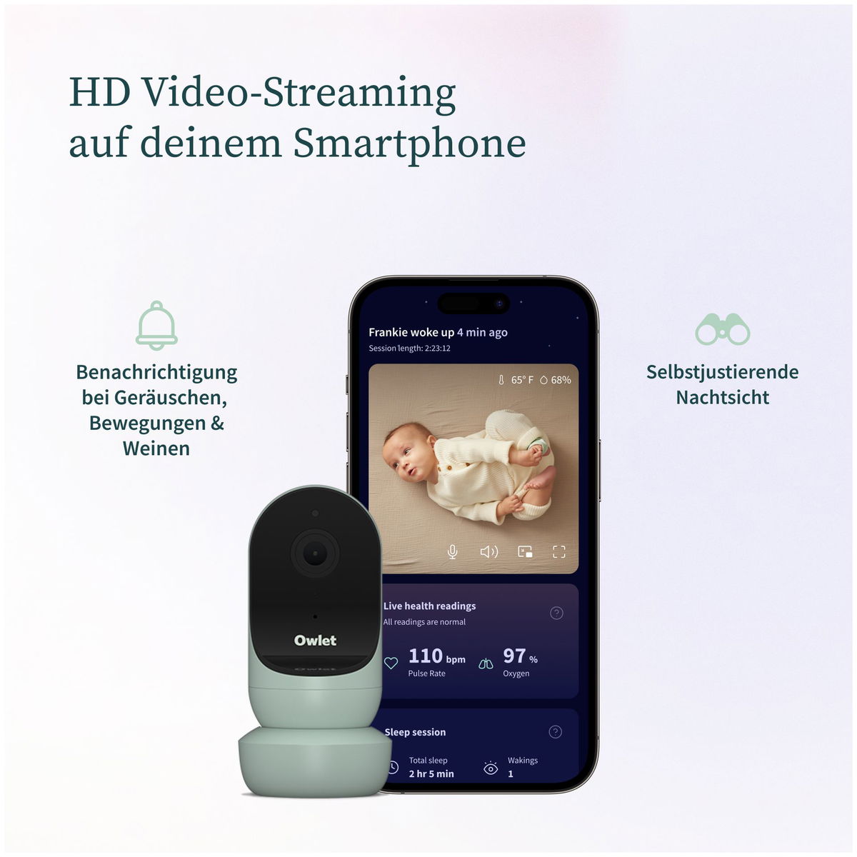 OwletOwlet   Cam 2 salbeigrün