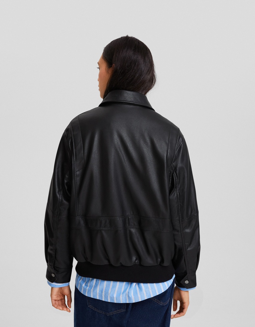 Jaqueta oversized estilo 