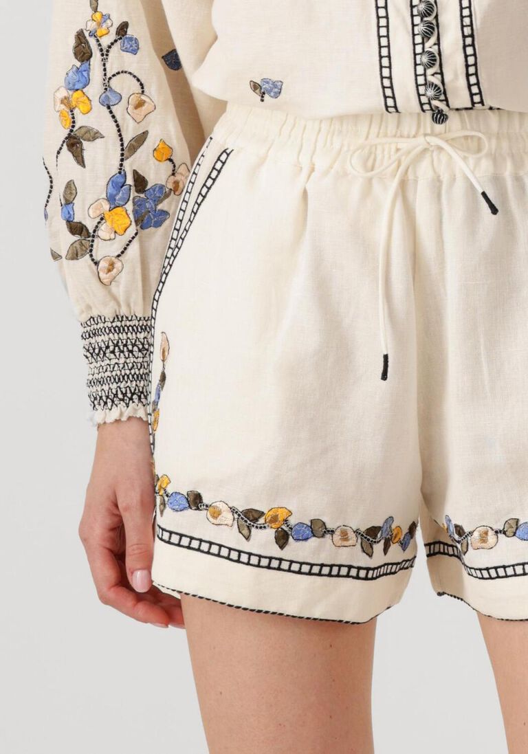 ecru scarlett poppies korte broek friends short