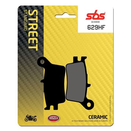 Plaquettes de freins SBS 629HF Organique arrière