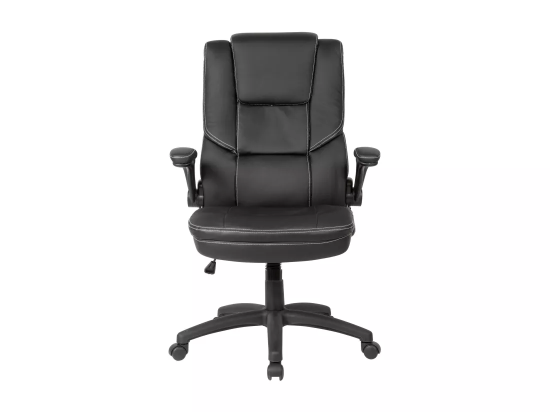 Chaise de Bureau Simili Cuir Fauteuil Ergonomique Siège Pivotante 120 kg