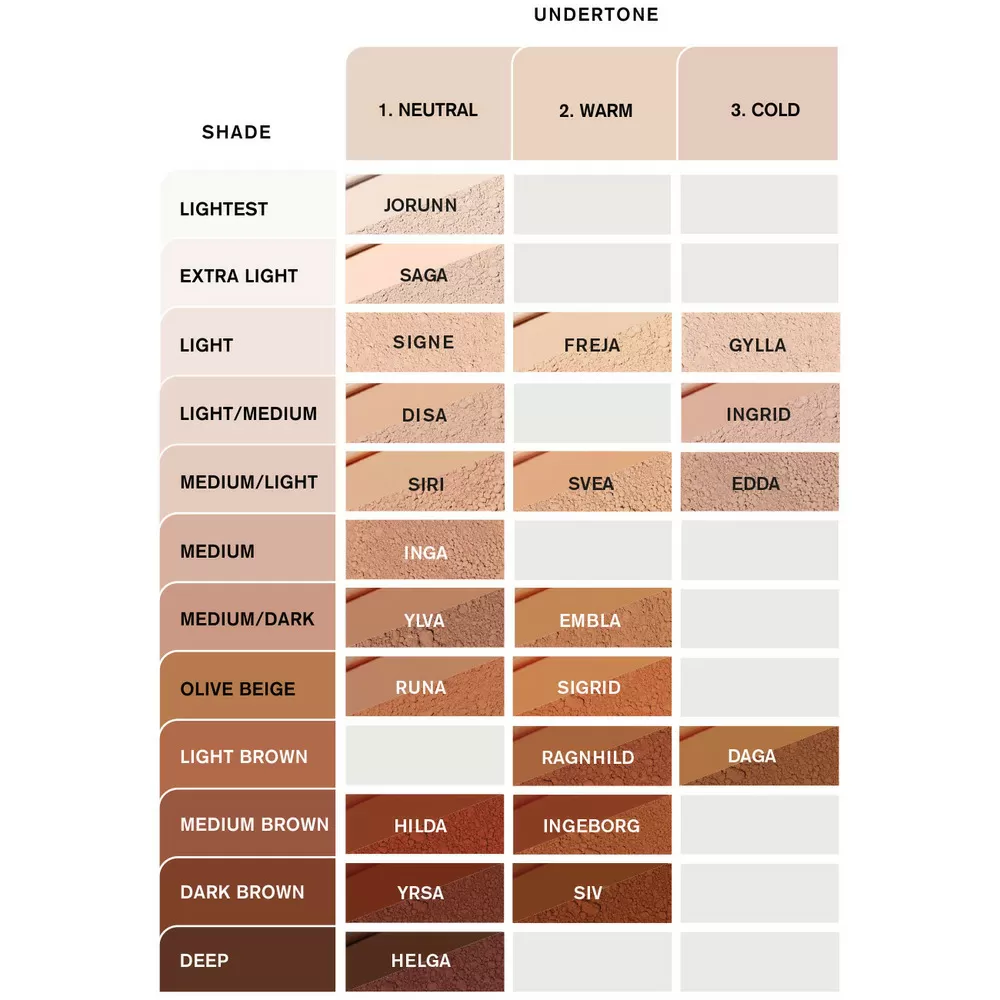 IDUN Minerals Liquid Mineral Foundation Norrsken - Flere farver