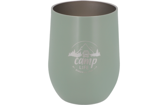 Camplife Edelstahl Thermo-Trinkbecher mit Deckel 360 ml