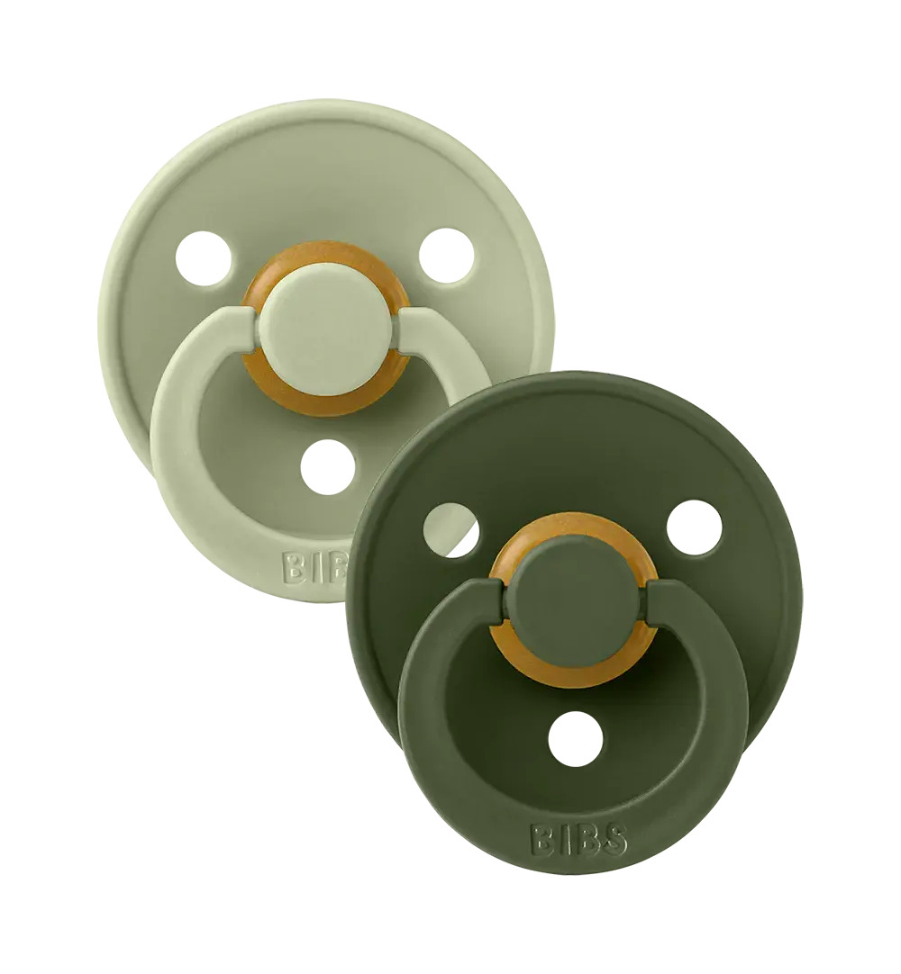 Bibs Fopspeen maat 2 – sage/huntergreen 2pack (2 stuks)
