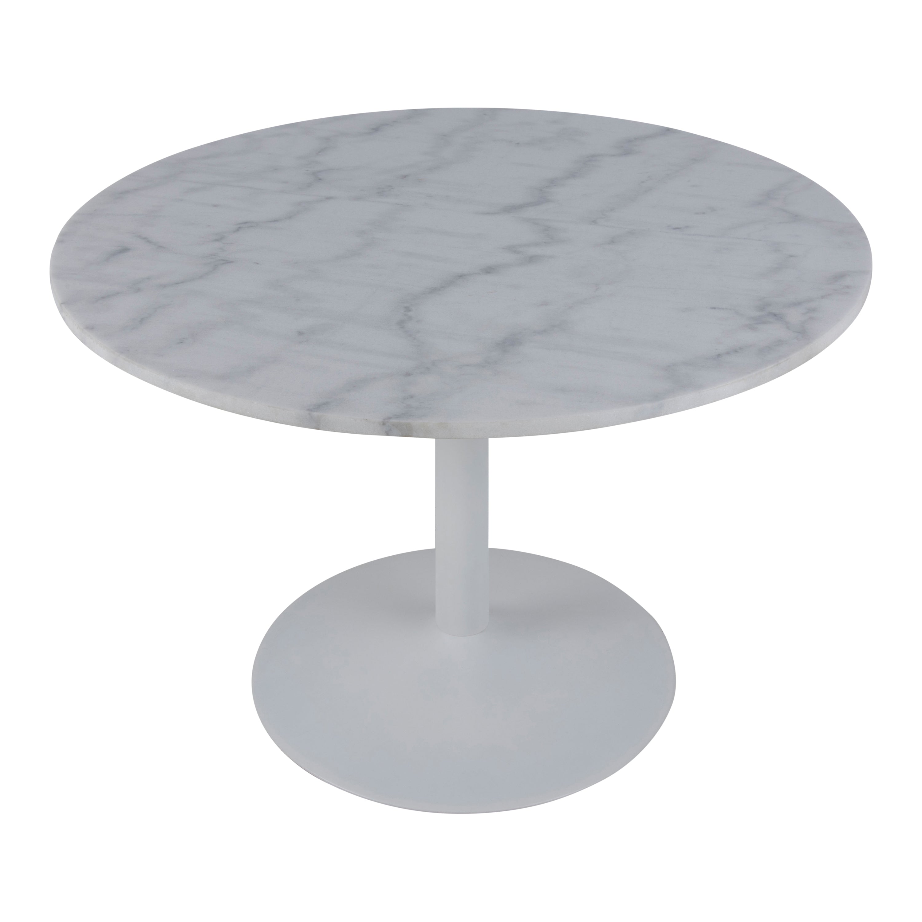 by fonQ Marble Eettafel Marmer - Ã 110 cm - Wit