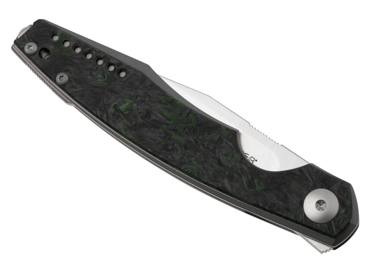 Viper Belone 5970TIFCV Dark Matter Green Carbon Fiber zakmes, Jesper Voxnaes design