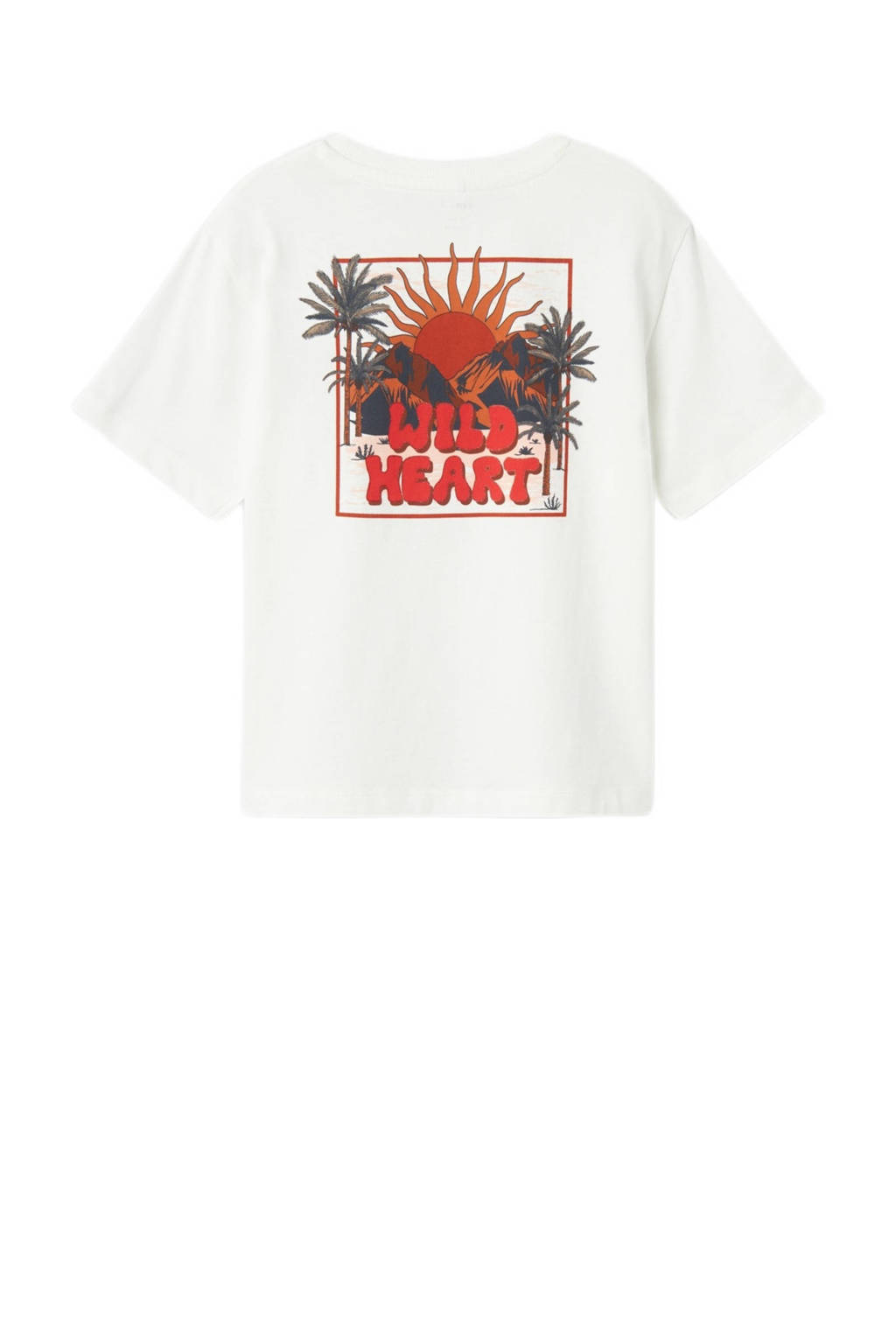NAME IT top NKFDIDYA met backprint offwhite