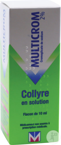 Multicrom 2% Gouttes Oculaires Flacon 10ml