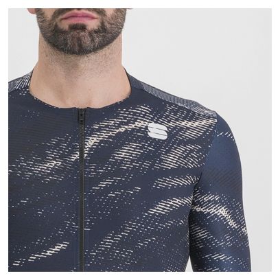 Maillot Manches Courtes Sportful Cliff Supergiara Bleu