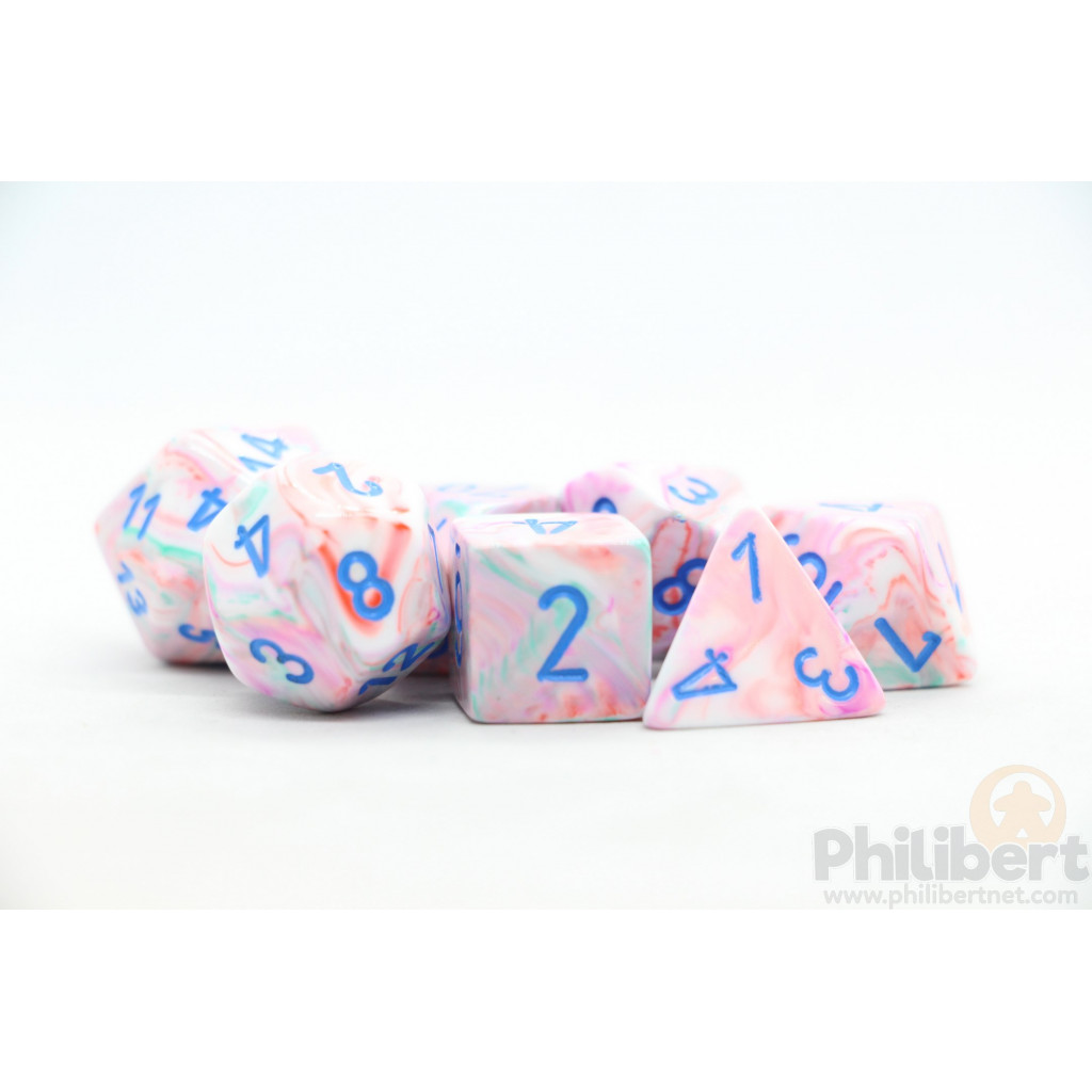 Set de 7 Dés JDR Chessex : Festive