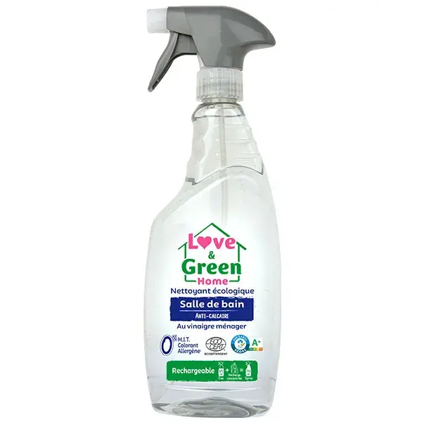 Limpador de banheiro Love & Green Home com vinagre doméstico - 750ml