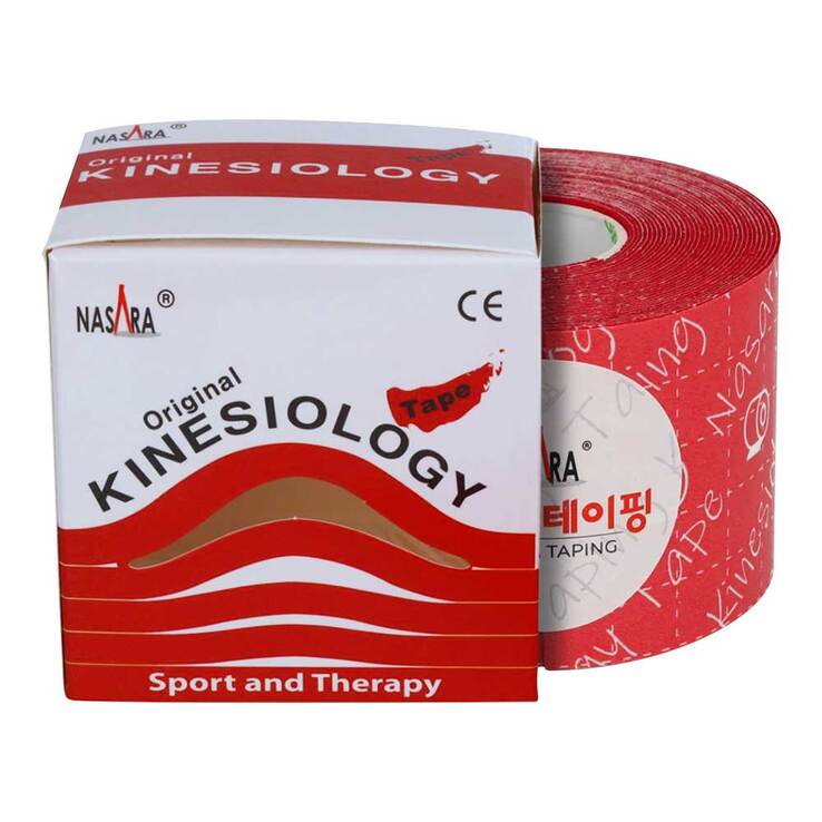 Kinesiologie Tape 5 cm x 5 m rot, 1 St