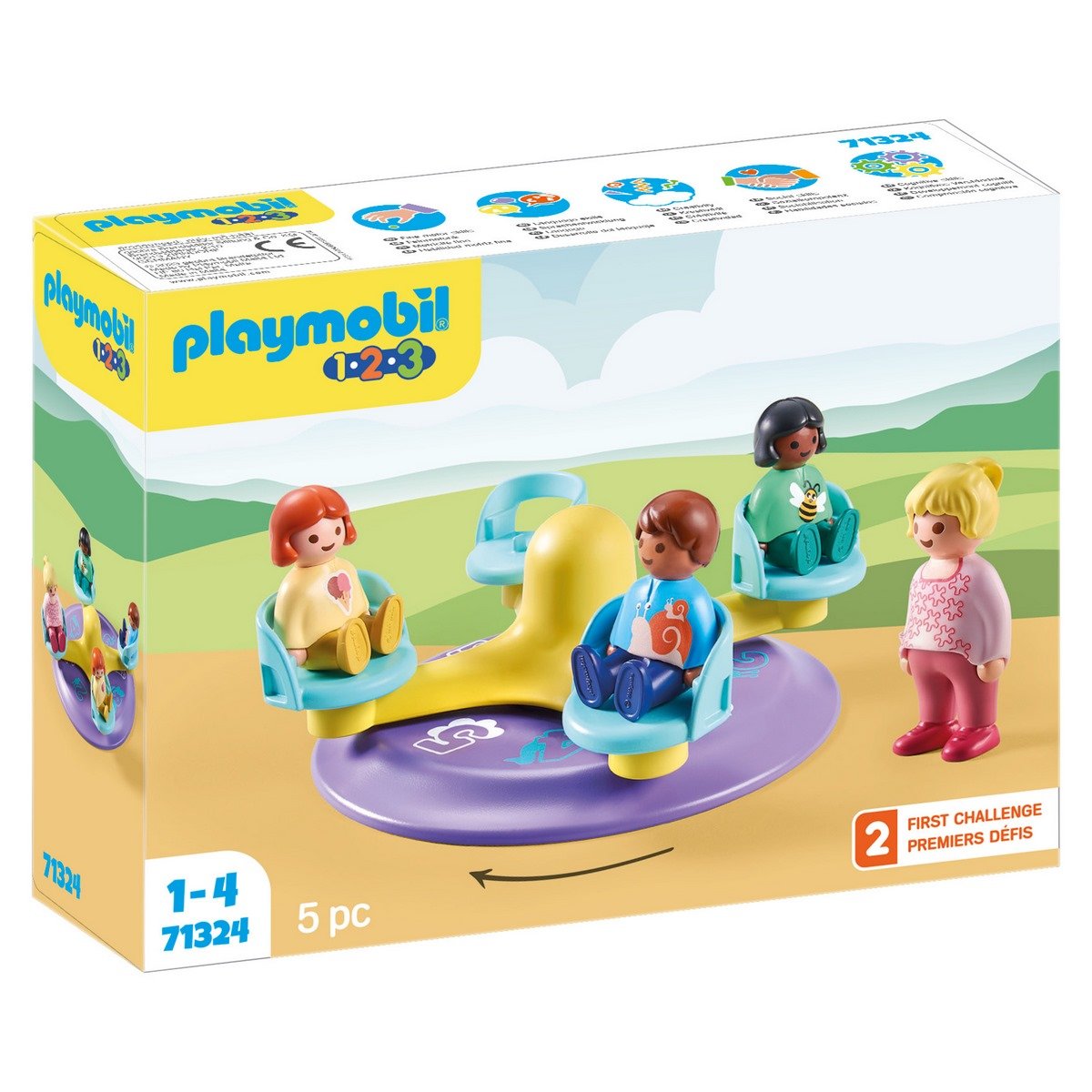 Enfant et tourniquet Playmobil 1.2.3 - 71324