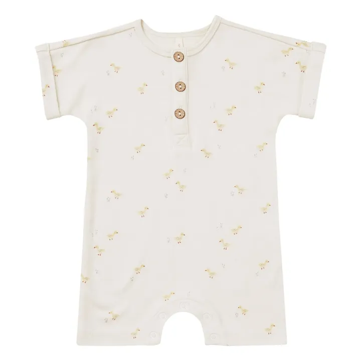 Quincy Mae Combishort Canards | Blanc cassé