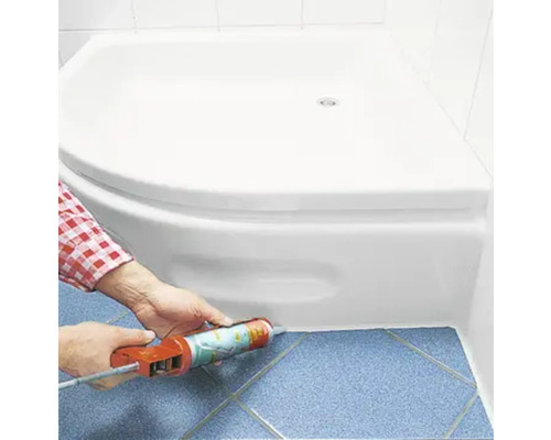 Lugato Badkamer Siliconen, Rubberachtig, Antraciet, 310 ml