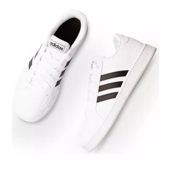 Baskets BLANCHES ADIDAS Grand Court K