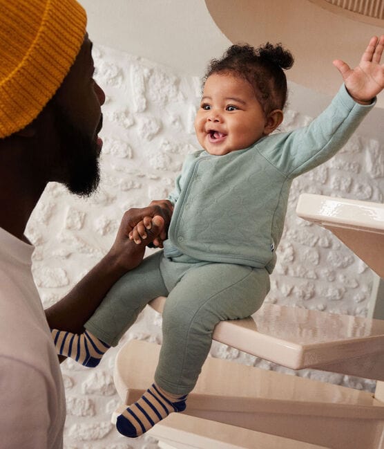 Ensemble en tubique matelassé bébé