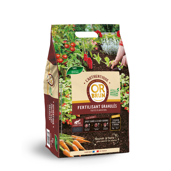 Amendement l'authentique fertilisant, granulés 8Kg