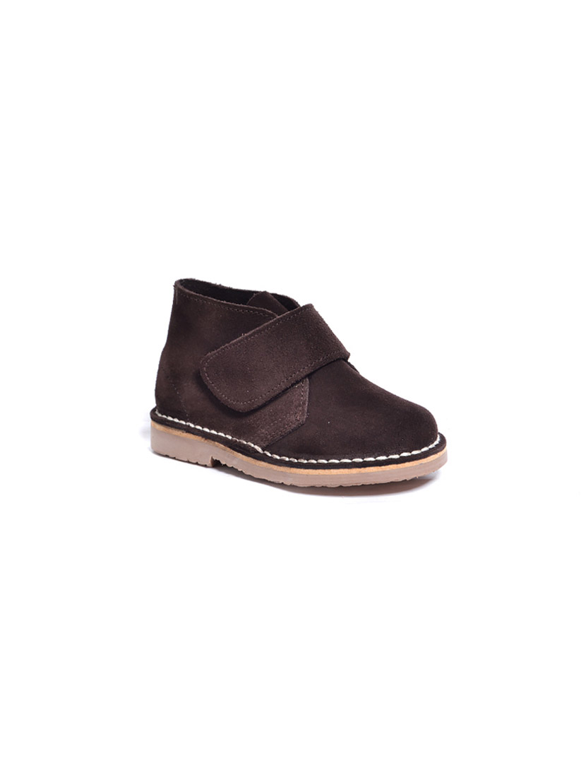 Safari Kids Velcro Boots Brown