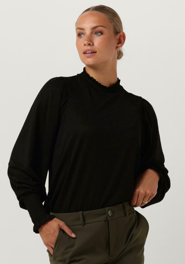 MOS MOSH zwarte mos mosh blouse kaliva ls blouse