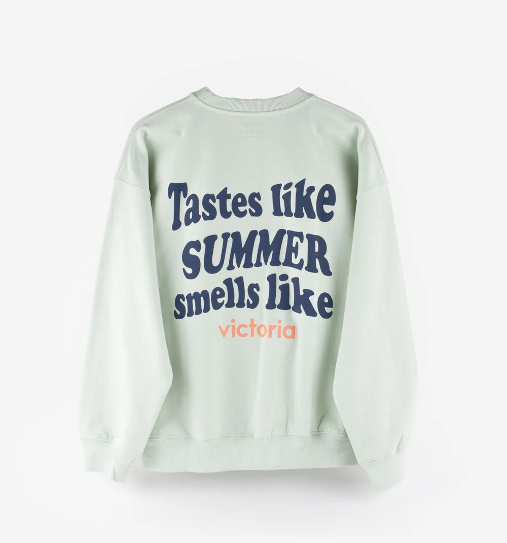 SWEAT-SHIRT COTON TEXTEMELON